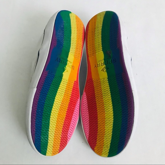 Sperry Top-Sider Striper II Slip On Pride Shoes (Unisex) - Picture 7 of 9